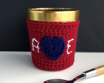 Personalized Gift, Ice Cream Pint Cozy, Dating Gifts, Gift for Boyfriend, Girlfriend Gift, Ice Cream Holder, Relationship Gifts