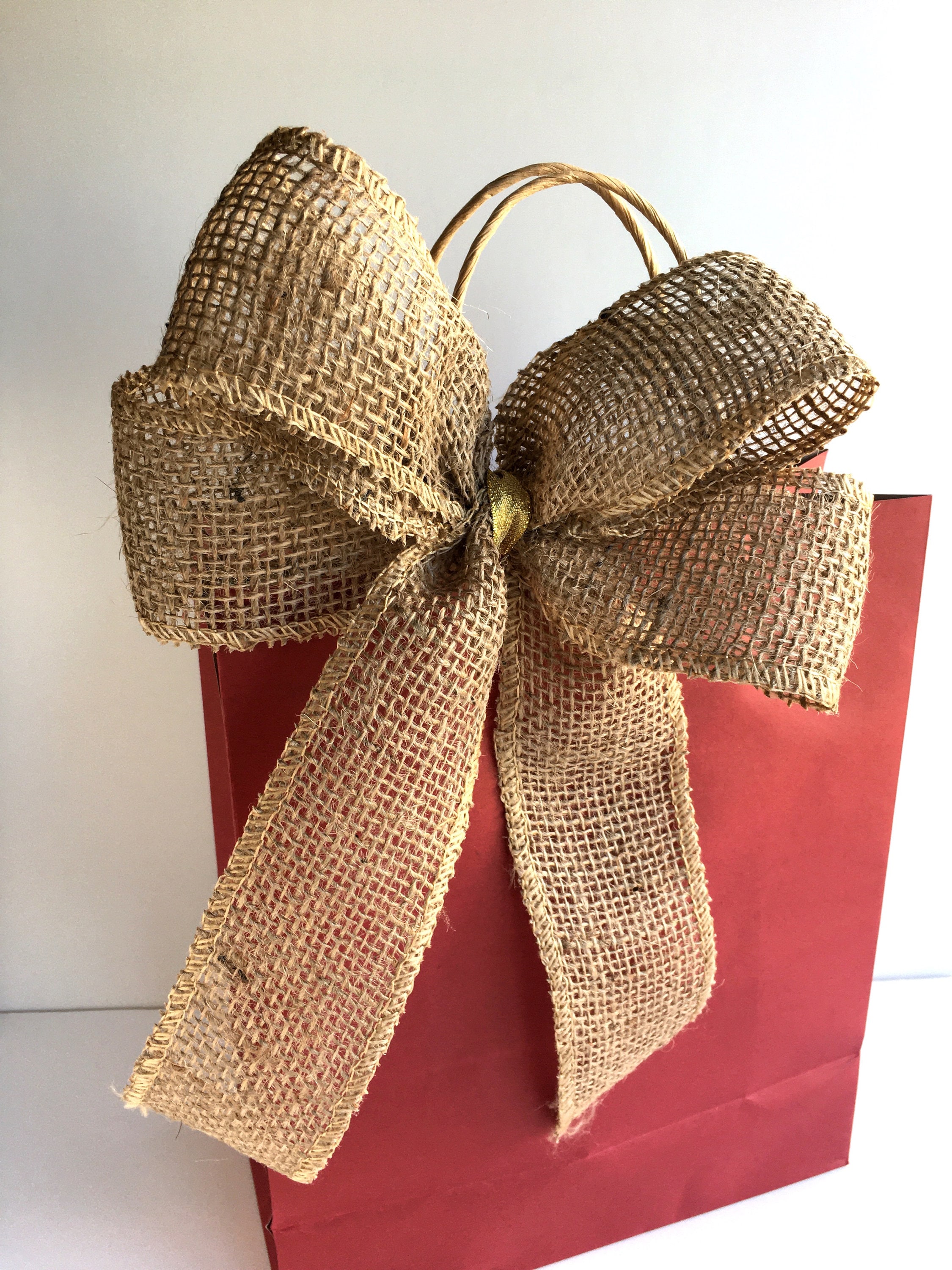 Jute Bows Bows for Wreaths Package Bows Decorative Bows Etsy