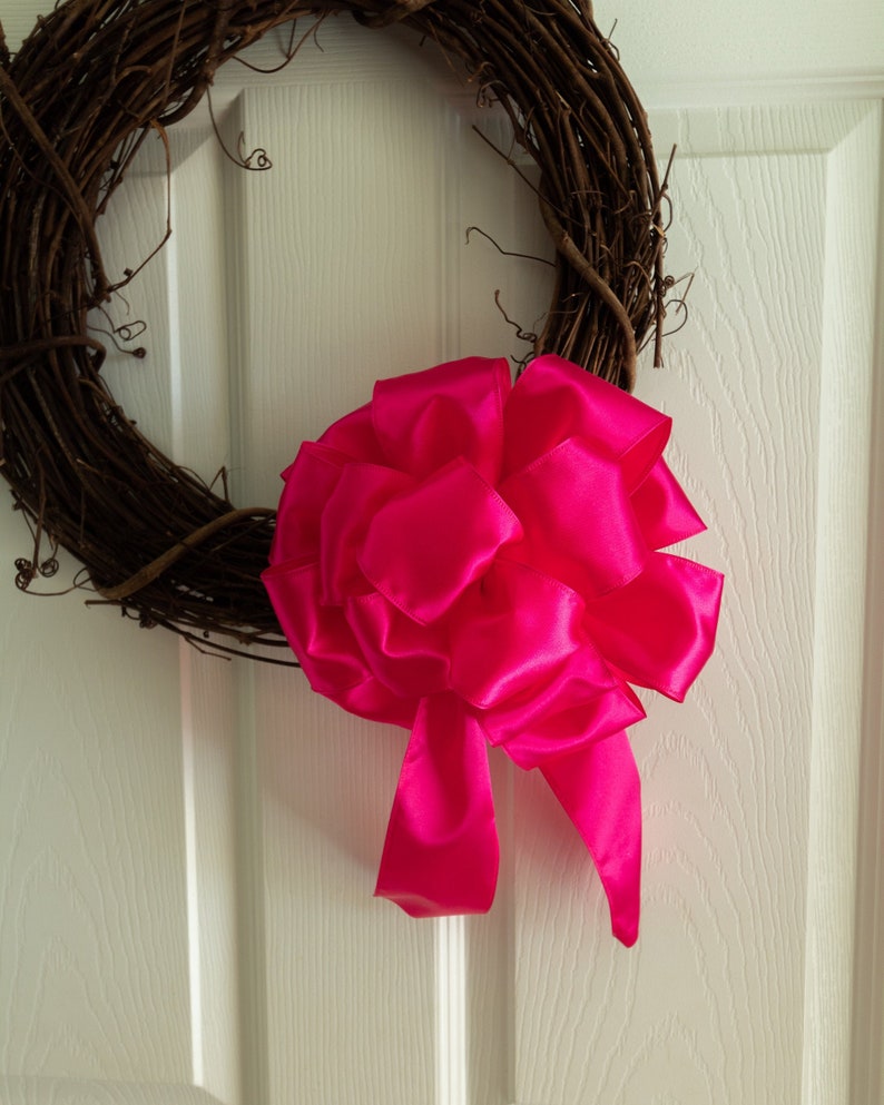 Bows for Wreaths Front Door Decor Ribbon Bows Ready Made Etsy