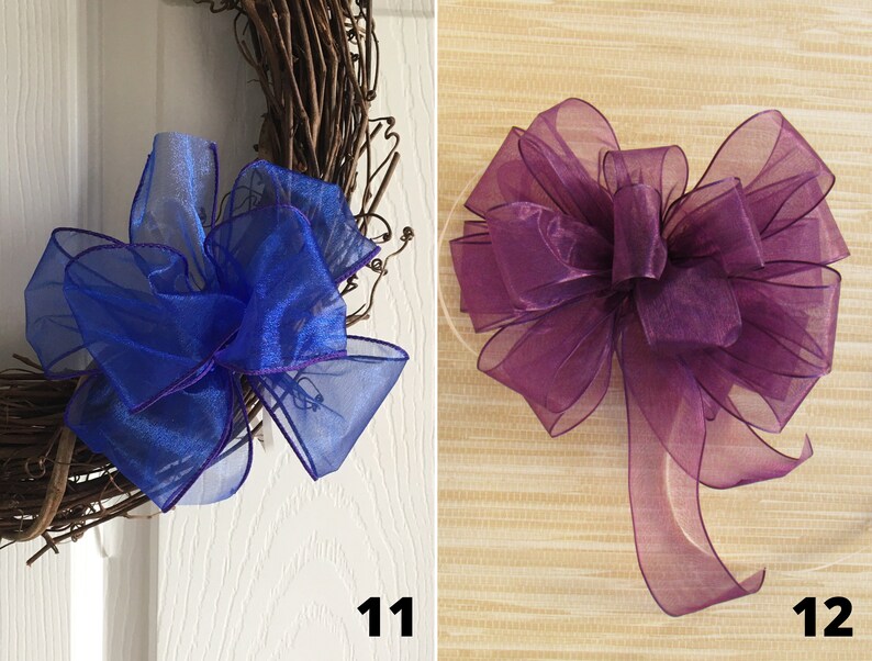 Premade Bows Package Bows Wreath Bows Decorative Bows Etsy