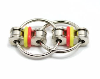 Red and Yellow Fidget Toy for Autism, ADD, ADHD & Idle Hands