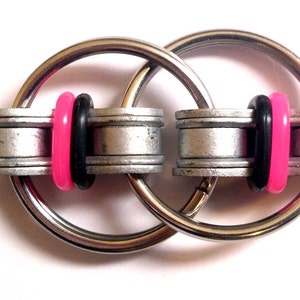 Neon Pink and Black Fidget Toy for Autism, ADD, ADHD & Idle Hands