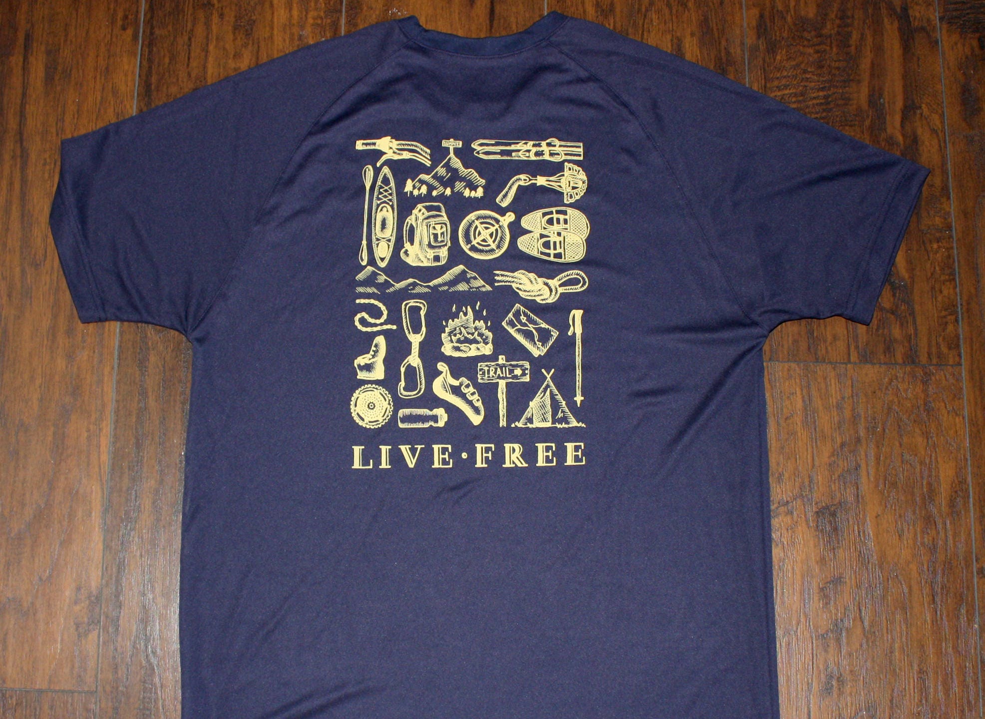 Men's Live Free Active Shirt hiking camping outdoor | Etsy