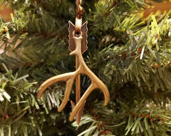 Antler and Arrow Christmas Tree Ornament | Hunting | Archery Ornament | Deer Ornament | Outdoor Home Decor | Gift for Dad | Gift for hunter