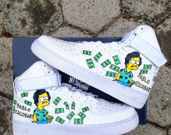 nike air force bart simpson