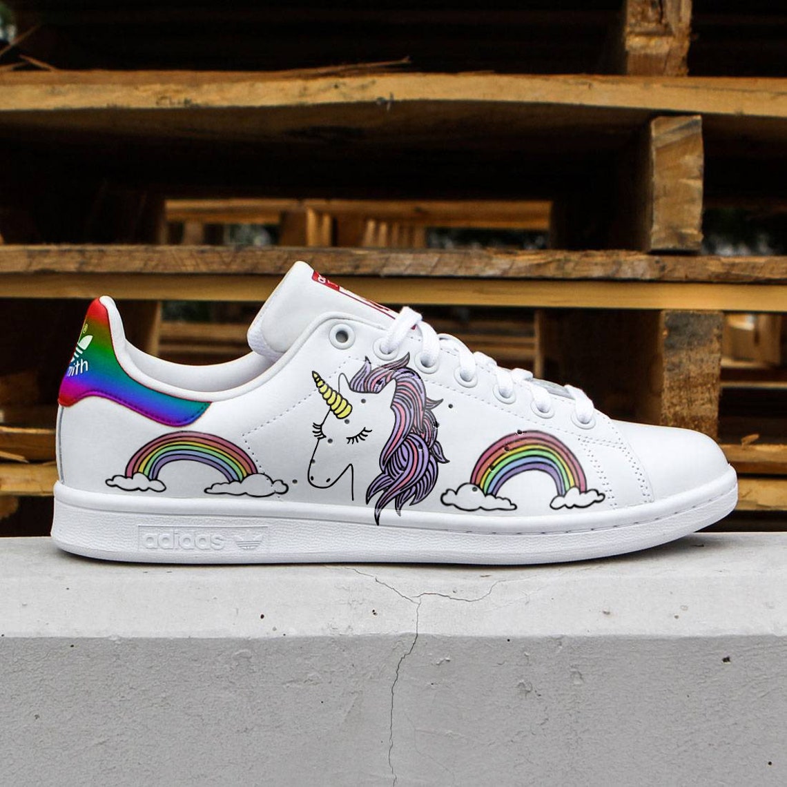 stan smith arc en ciel