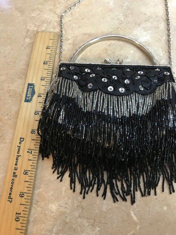 Beaded evening purse - image 7