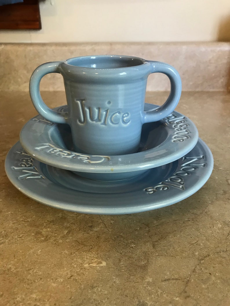 Child\u2019s serving set baby boy
