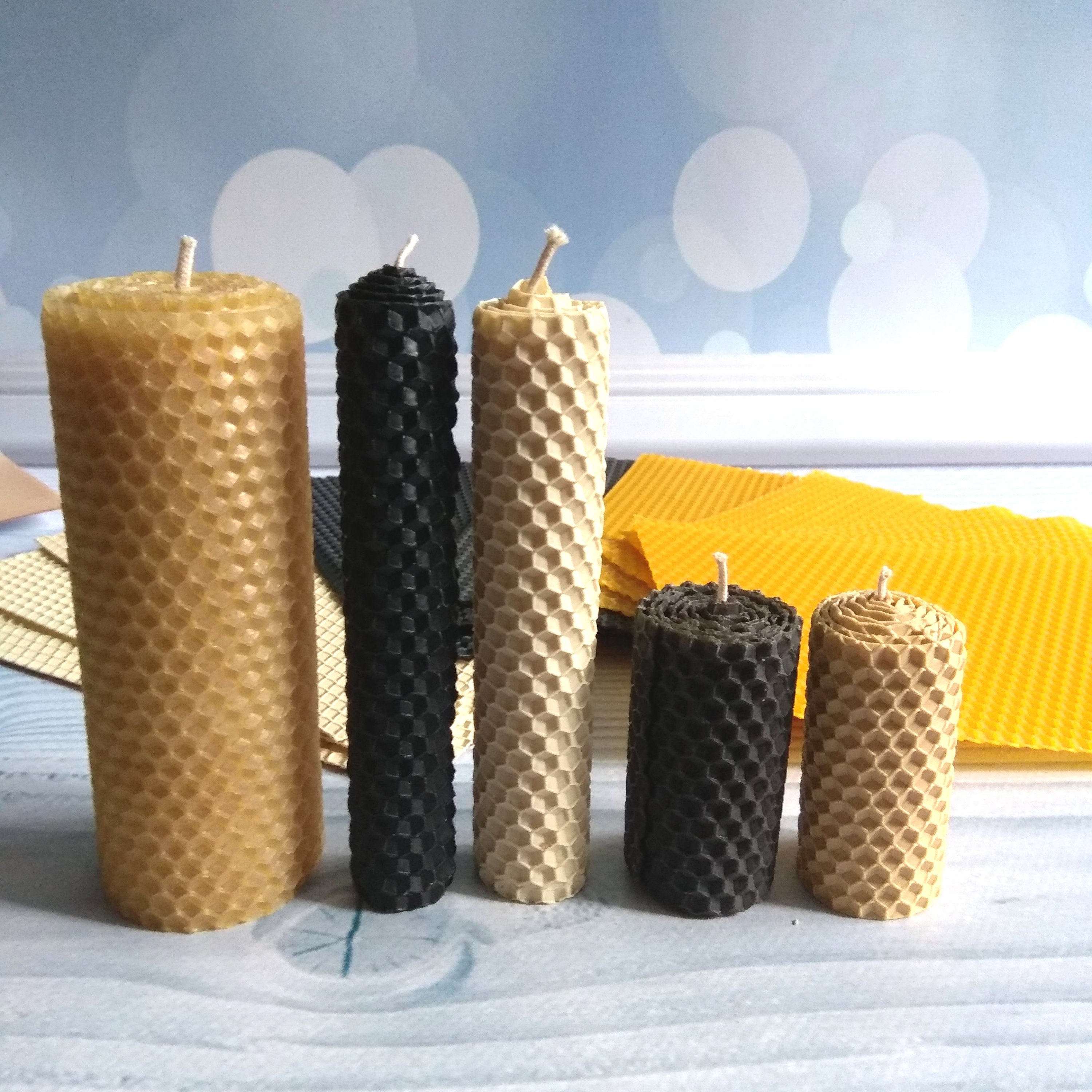 DIY Kit for Teens Candle Making Kit Black Yellow White 12 Etsy