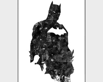 website for discount super popular delicate colors Batman art | Etsy website for discount super popular delicate colors Batman art | Etsy
