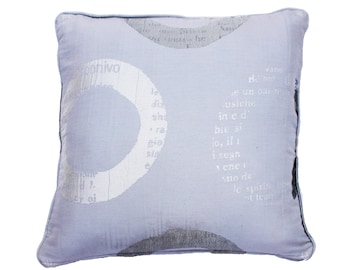Gray Circles Pillow Cover