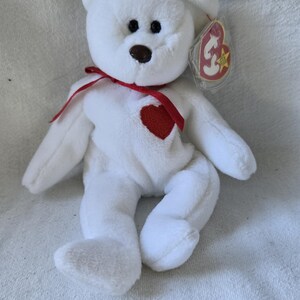 Valentino Beanie Babies Bear. RARE with Errors