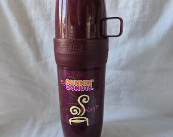 Vintage Dunkin' Donuts Thermos. Maroon