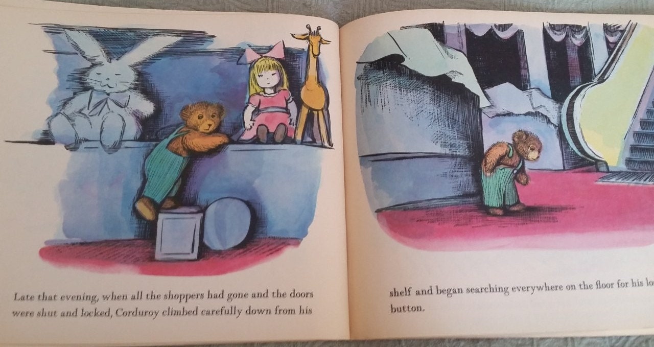 Corduroy paperback book by Don Freeman storybook childs Etsy