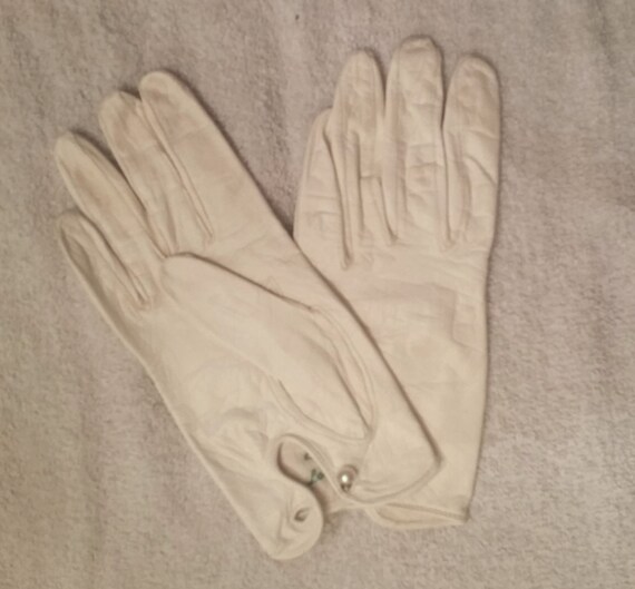 Launder Leather by Lamm Gloves (size 6) kid leath… - image 2