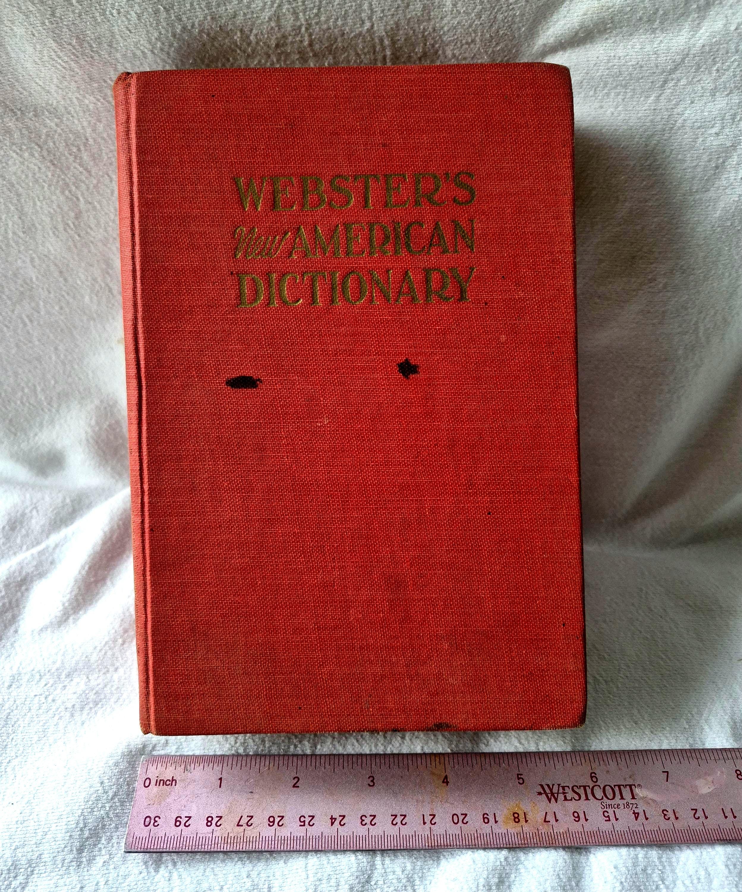 Antique Webster's Dictionary - Etsy