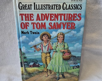 The Adventures of Tom Sawyer by Mark Twain 1989 Hardcover classic