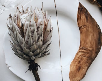 Luxury Ceramic Dinner Plate – Modern Wood-Inspired Design, Elegant Artisan Tableware for Fine Dining by Julia Pilipchatina
