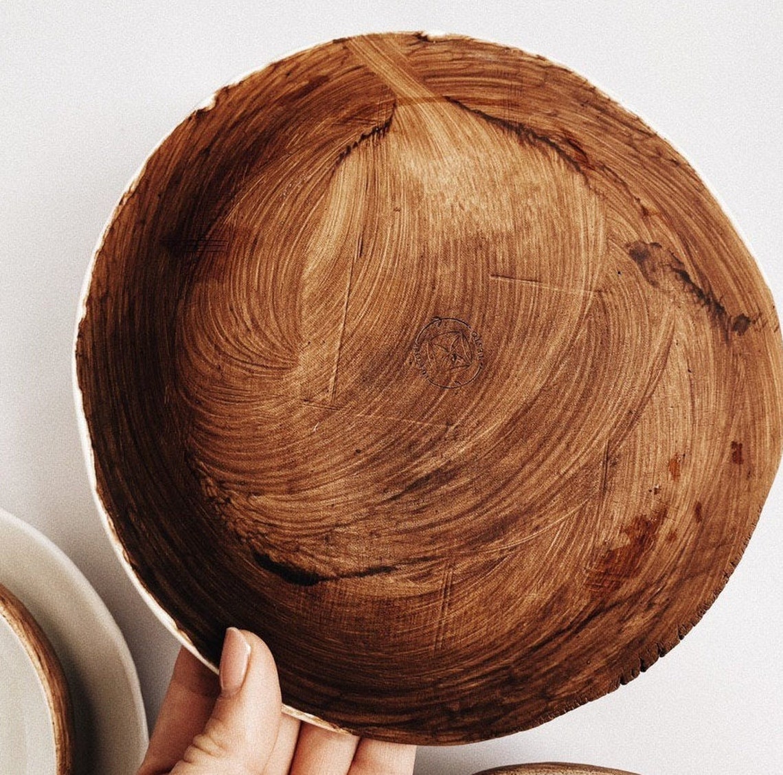 Black and gold serving plate Luncheon goth dinnerware Etsy