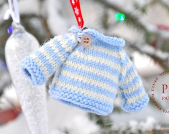 Strickmuster Weihnachtsschmuck Ugly Sweater Weihnachtsbaummuster Heimdeko Hängende Dekoration DIY Stricken