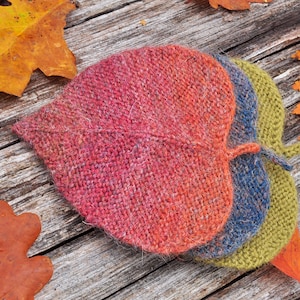 Chunky Knitting Pattern PDF Decorative Pillow, Linden Chair Cushion, Fall Decor