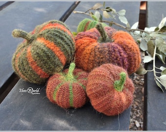 Pumpkin Knitting Pattern Easy Halloween Pumpkin Ornament