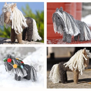 Knitting patterns Horse Toy PDF Toy knitting pattern DIY knit Amigurumi Horse pattern Soft knitted toy Animal Pattern deal Knit toys Unicorn image 7