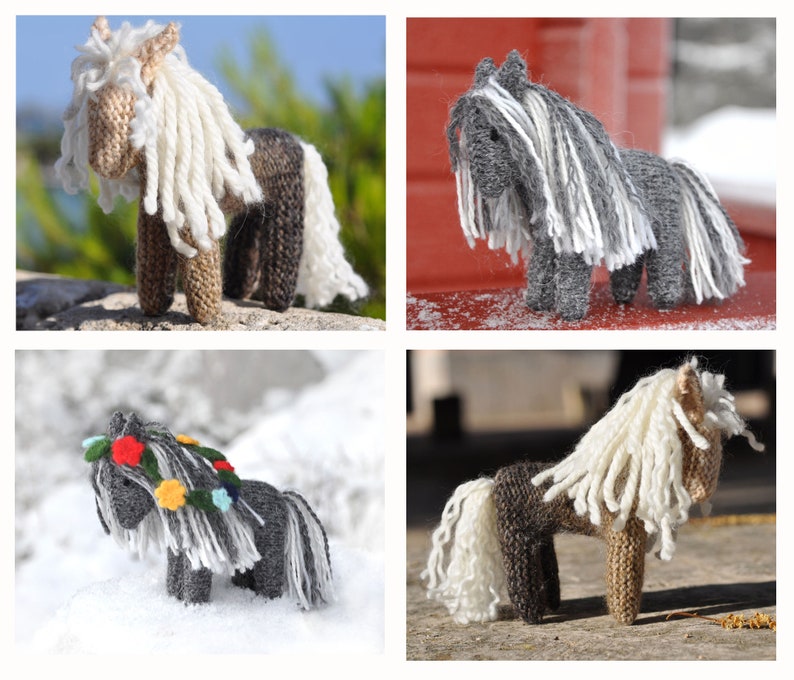 Knitting patterns Horse Toy PDF Toy knitting pattern DIY knit Amigurumi Horse pattern Soft knitted toy Animal Pattern deal Knit toys Unicorn image 7