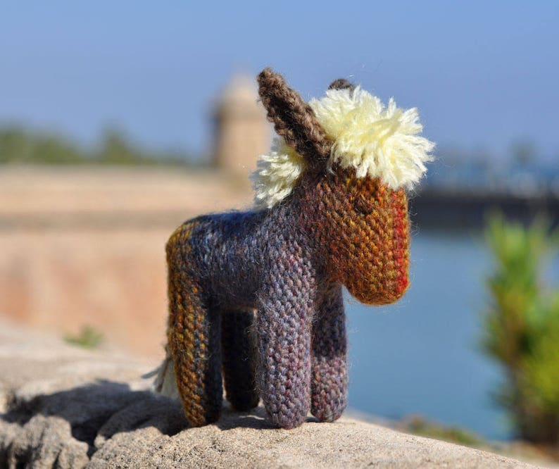 Donkey knitting patternToy patternDonkey knitted Etsy