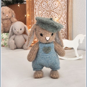 Kitten knitting pattern, knitted animal toy, amigurumi cat doll with outfits image 10