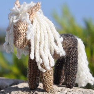 Knitting patterns Horse Toy PDF Toy knitting pattern DIY knit Amigurumi Horse pattern Soft knitted toy Animal Pattern deal Knit toys Unicorn image 5