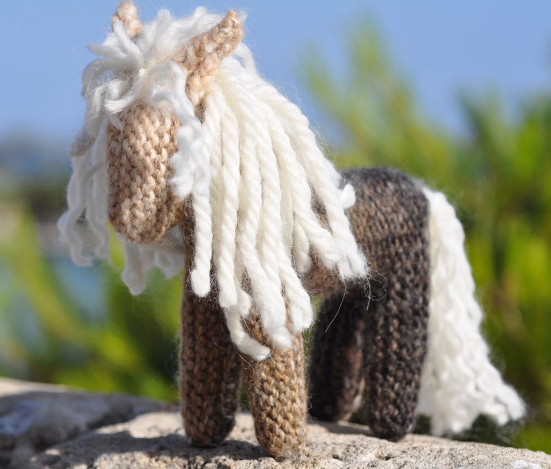 Knitting patterns Horse Toy PDF Toy knitting pattern DIY knit Amigurumi Horse pattern Soft knitted toy Animal Pattern deal Knit toys Unicorn image 5