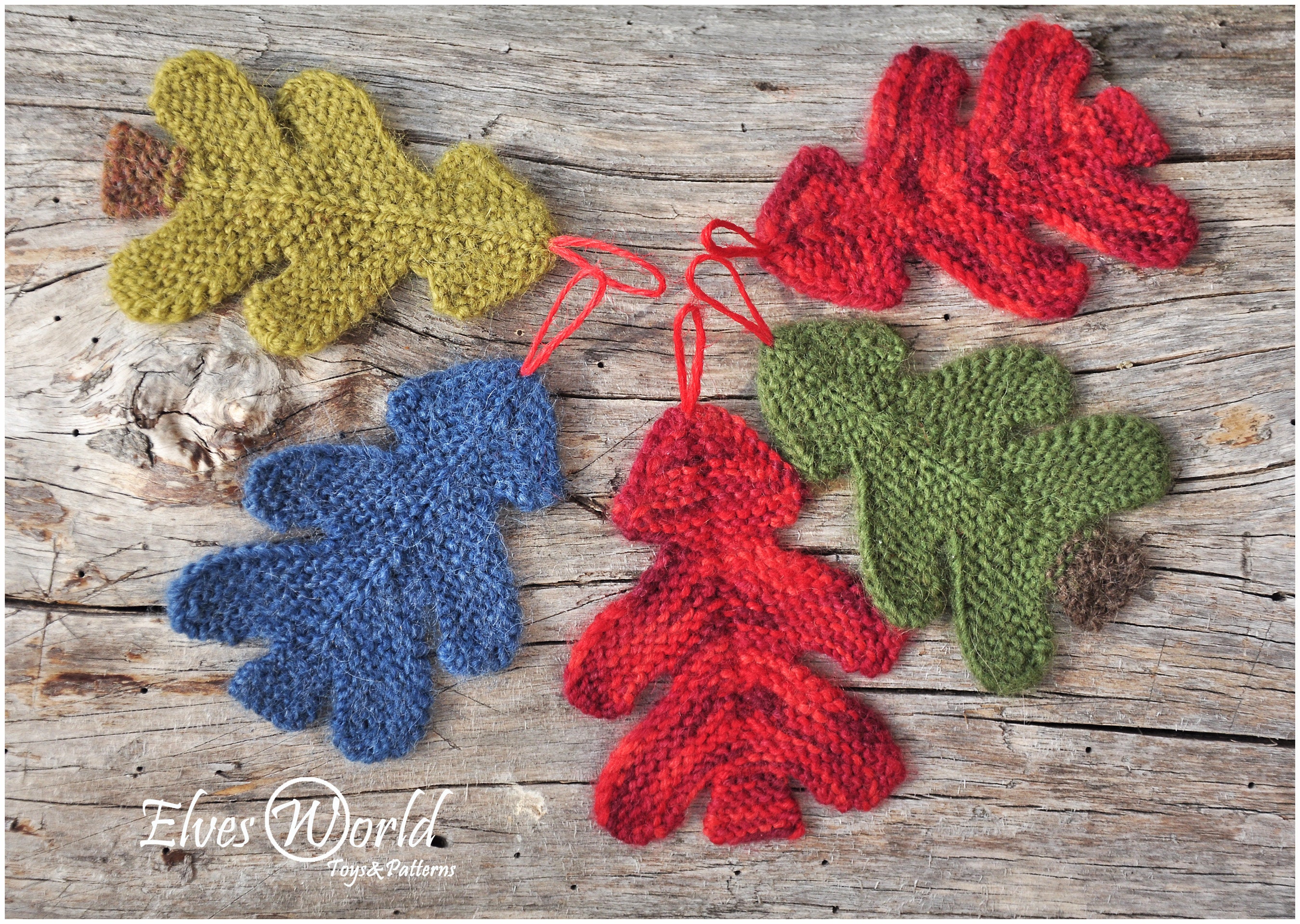 Knitting pattern Christmas tree ornament Christmas decoration Etsy