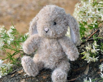 Bunny knitting pattern, Knitted animal toy, Amigurumi bunny In the round