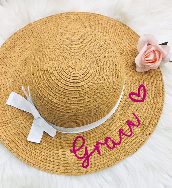 toddler straw beach hat