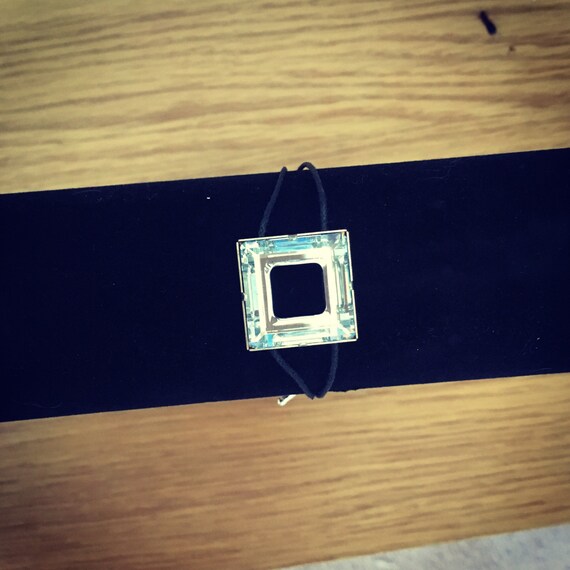 Swarovski Crystal Hollow Square Bracelet