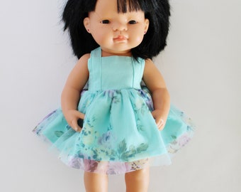 Doll pinafore dress // Miniland doll pinafore dress // Minikane doll pinafore dress