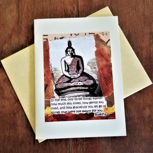 Buddha Quote/Saying Fridge Magnet Lotus Health Contentment Faithfulness