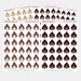 Bad Mood Emoji Stickers, Hand-Drawn Emoti Stickers, Bad Mood Emotion Stickers, Mood Head Stickers, Glossy Emoti Stickers, Character Stickers