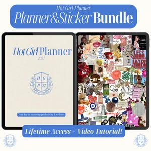 Digital Planner 2027 Goodnotes iPad Planner Sticker Bundle GoodNotes Planner Aesthetic Planner Stickers That Girl Minimalist Planner