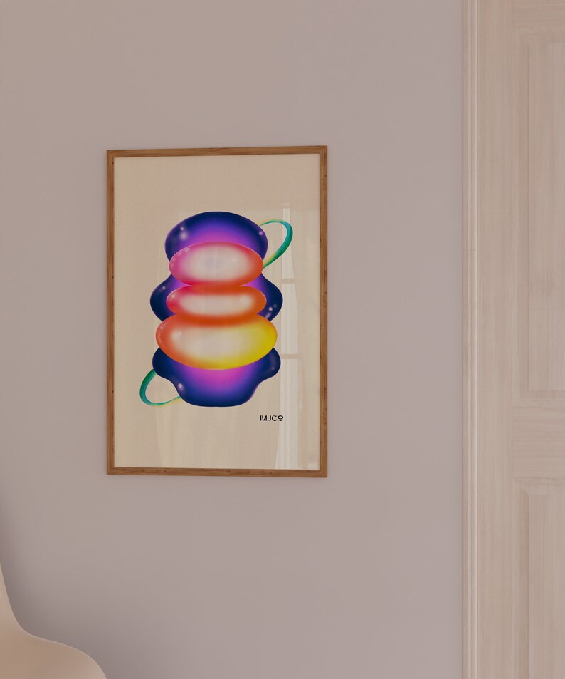 Trendy Wall Art Aura Poster Y2K Decor Trendy Poster Etsy