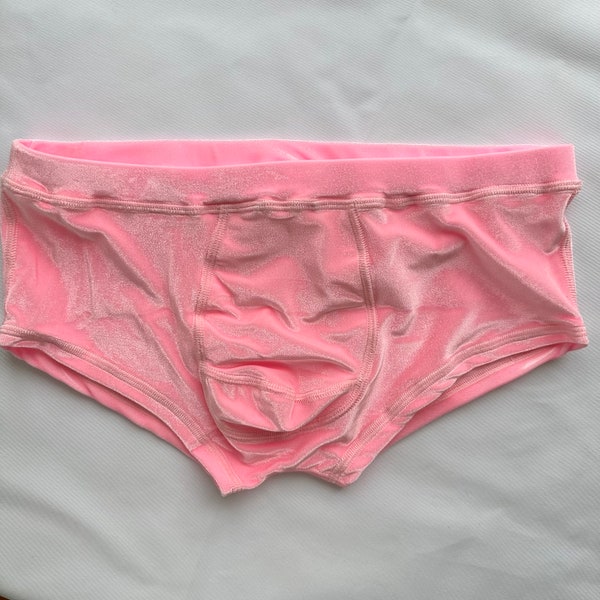 Velvet underwear with pouch.