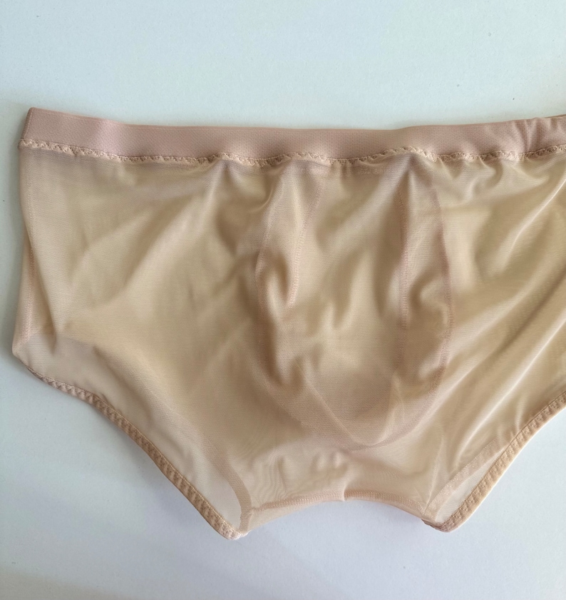 Sheer underwear with pouch. Thin and soft, many colors. image 9