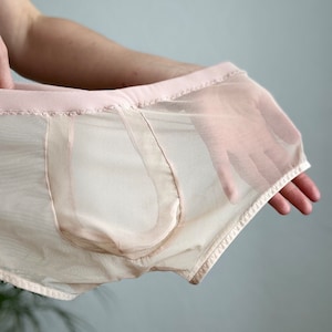 Sheer underwear with pouch. Thin and soft, many colors. image 1