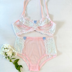 Sexy Sheer Panties Lace details Lingerie Womens Lingerie Sets