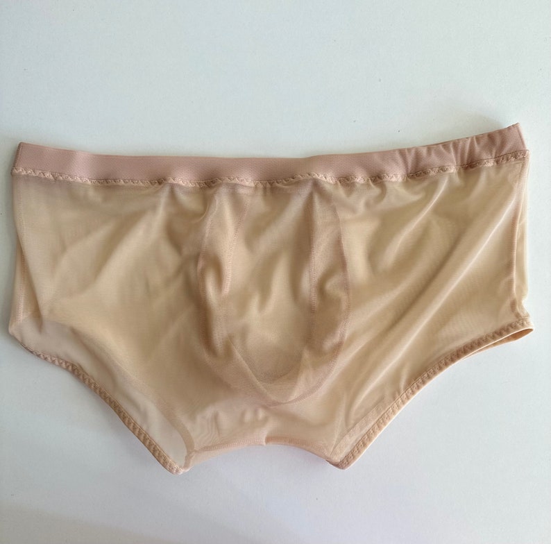 Sheer underwear with pouch. Thin and soft, many colors. image 5