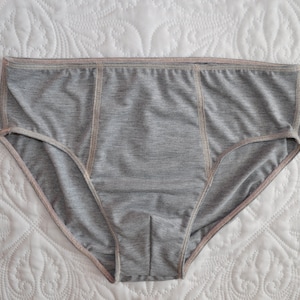 Mens Underwear Grey cotton Briefs