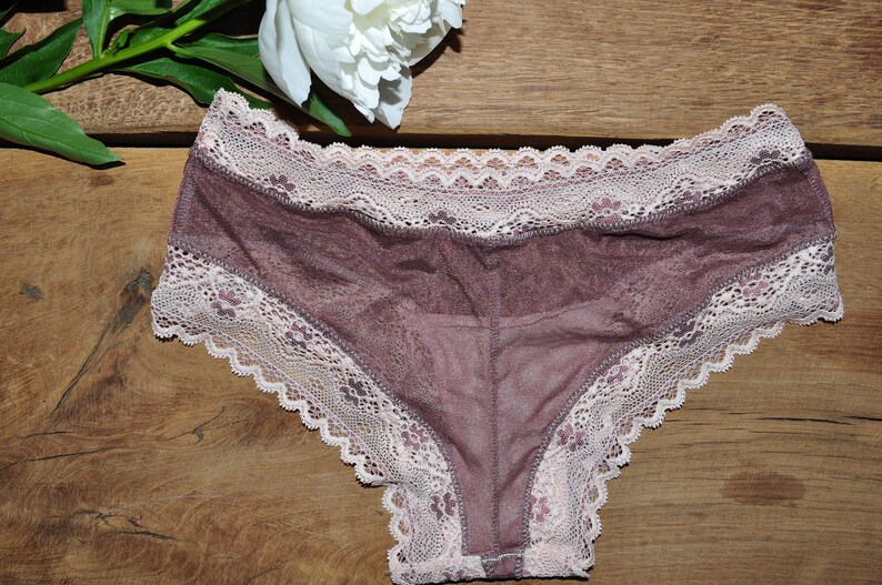 Coffee Brown Brazilian Panty / Mesh panties / Brazilian Etsy