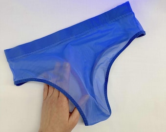 Men's Sheer Thong Underwear Many Colours of mesh