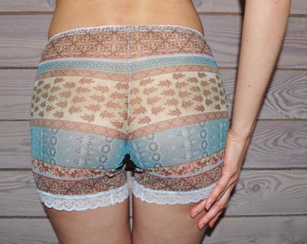 Sheer pantaloons.